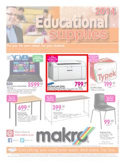 Makro : Educational Supplies (8 Jul - 21 Jul 2014), page 1