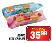Econo Bisc Creams-20 x 100g