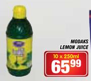 Modaks Lemon Juice-10 x 250ml