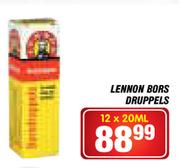 Lennon Bors Druppels-12 x 20ml