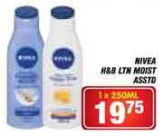 Nivea H&B LTN Moist Asstd-1 x 250ml