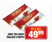 Joko Tea Bags Tagless Strips-20 x 10's