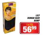 Lily Human Hair Bump -1 x 1's