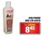 Girlfriend H&B LTN Asstd-1 x 500ml