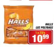 Halls Loz Polybags-1 x 72's
