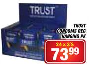 Trust Condoms Reg Hanging PK-24 x 3's