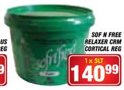 Sof N Free Relaxer Crm Cortical Reg-1 X 5L