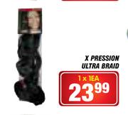 X Pression Ultra Braid -1 x 1EA