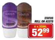 Status Roll On Asstd-6 x 50ml 