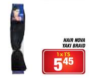 Hair Nova Yaki Braid-1 x 1's