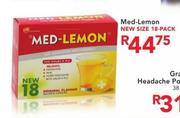 Med Lemon New Size-18 pack