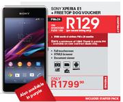 Sony Xperia E1 + FreeTop Dog Voucher-On UChoose Flexi 100