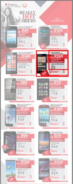 Edgars Mobile : Really Hot Numbers (7 Jul - 6 Aug 2014), page 1