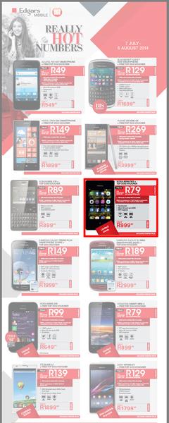 Edgars Mobile : Really Hot Numbers (7 Jul - 6 Aug 2014), page 1