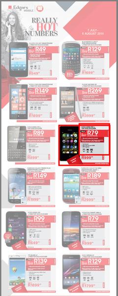 Edgars Mobile : Really Hot Numbers (7 Jul - 6 Aug 2014), page 1
