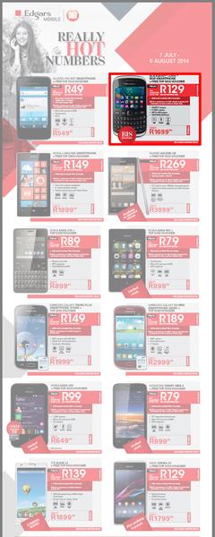 Edgars Mobile : Really Hot Numbers (7 Jul - 6 Aug 2014), page 1