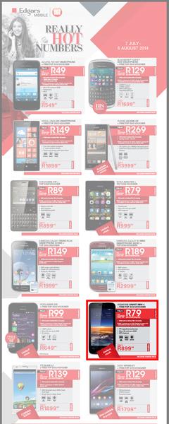 Edgars Mobile : Really Hot Numbers (7 Jul - 6 Aug 2014), page 1