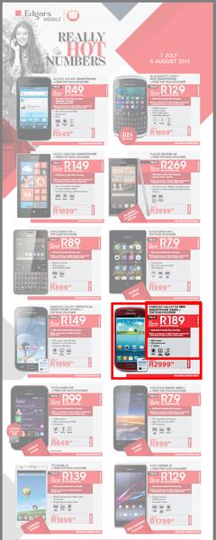 Edgars Mobile : Really Hot Numbers (7 Jul - 6 Aug 2014), page 1