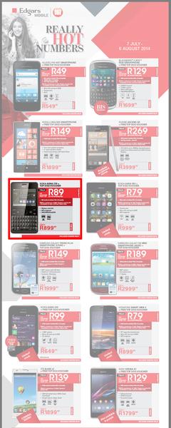 Edgars Mobile : Really Hot Numbers (7 Jul - 6 Aug 2014), page 1