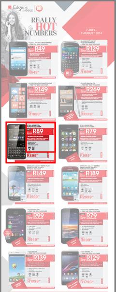 Edgars Mobile : Really Hot Numbers (7 Jul - 6 Aug 2014), page 1