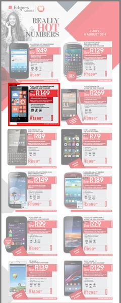 Edgars Mobile : Really Hot Numbers (7 Jul - 6 Aug 2014), page 1