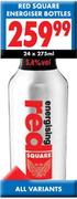 Red Square Energiser Bottles(All variants)-24x275ml