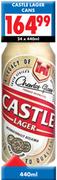 Castle Lager Cans-24x440ml
