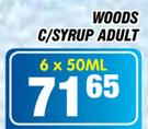 Woods C/Syrup Adult-6x50ml