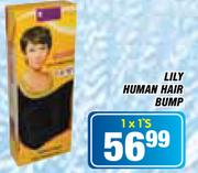 Lily Human Hair Bump-1x1's