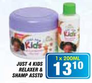 Just 4 Kids Relaxer & Shamp Asstd-1x200ml