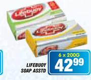 Lifebuoy Soap Asstd-6x200g