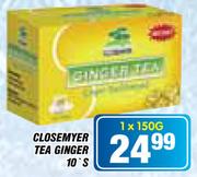 Closemyer Ginger Tea 10's-1x150g