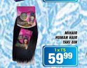 Mihair Human Hair Yaki 8IN