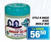 Style N Dredz H/Gel Mould Wax-1x500ml