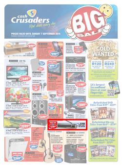 Cash Crusaders : Big Sale (18 Aug - 7 Sep 2014), page 1
