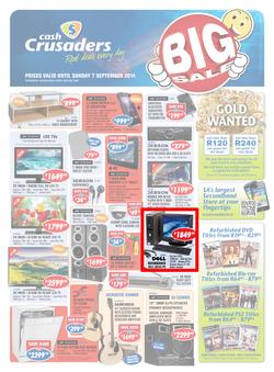Cash Crusaders : Big Sale (18 Aug - 7 Sep 2014), page 1