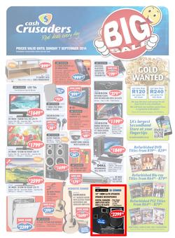 Cash Crusaders : Big Sale (18 Aug - 7 Sep 2014), page 1