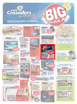 Cash Crusaders : Big Sale (18 Aug - 7 Sep 2014), page 1