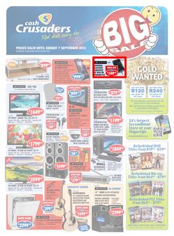Cash Crusaders : Big Sale (18 Aug - 7 Sep 2014), page 1