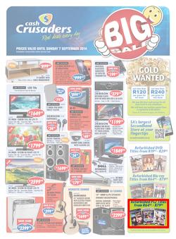 Cash Crusaders : Big Sale (18 Aug - 7 Sep 2014), page 1
