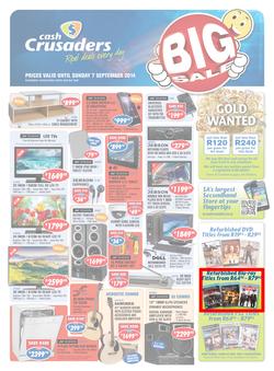 Cash Crusaders : Big Sale (18 Aug - 7 Sep 2014), page 1