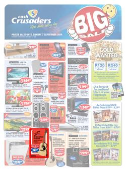 Cash Crusaders : Big Sale (18 Aug - 7 Sep 2014), page 1