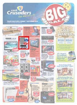 Cash Crusaders : Big Sale (18 Aug - 7 Sep 2014), page 1