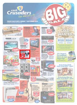 Cash Crusaders : Big Sale (18 Aug - 7 Sep 2014), page 1