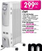 CaPil 7 Fin Oil Heater