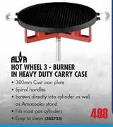 Alva Hot Wheel 3-Burner In Heavy Duty Carry Case