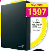 Seagate 3.5" Desktop Hard Drive 3TB