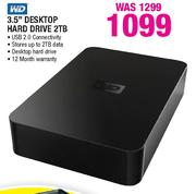 WD 3.5" Desktop Hard Drive 2TB