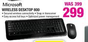 Microsoft Wireless Desktop 800