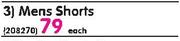 Endurance Mens Shorts-Each
